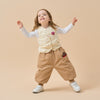 Premium White Duck Down Brown Puffer Pants—— Brown Car