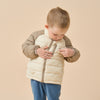 Ultra-Light Premium White Muscovy Duck Down Jacket—Light Brown