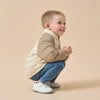 Ultra-Light Premium White Muscovy Duck Down Jacket—Light Brown