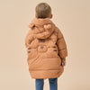 Premium White Muscovy Duck Down Jacket-Brown Tiger