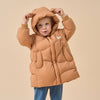 Premium White Muscovy Duck Down Jacket-Brown Tiger