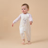 Silky Soft TENCEL™ Modal  Long Sleeve Romper - Cute Bunny