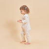 Super Soft Pima Cotton 2-Way Zip Sleep & Play Pajamas - Flower