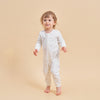 Super Soft Pima Cotton 2-Way Zip Sleep & Play Pajamas - Sailboat