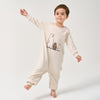 Super Soft  TENCEL™ Modal & Organic Cotton Footie Crotch Zipper Pajama - Three Bear