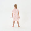 Little Plant Kids TENCEL Lyocell Night Skirt Pink Flamingo Little Plant 