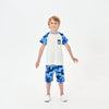 Little Plant Kids TENCEL Lyocell Pajamas Set Blue Camo Little Plant 