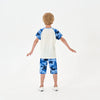 Little Plant Kids TENCEL Lyocell Pajamas Set Blue Camo Little Plant 