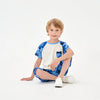 Little Plant Kids TENCEL Lyocell Pajamas Set Blue Camo Little Plant 