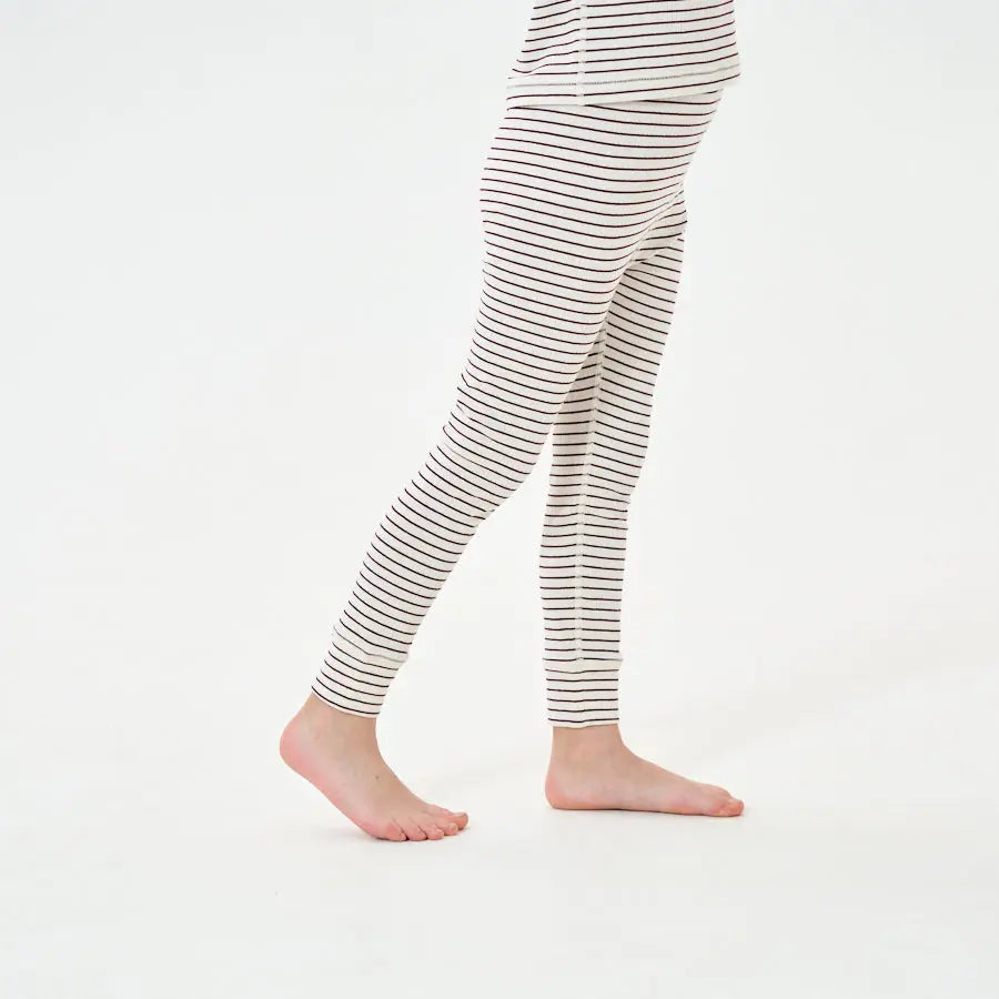 Super Soft TENCEL™ Lyocell & Pima Cotton Pajama - White Striped