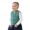 Premium Goose Down Vest- Green Dinosaur