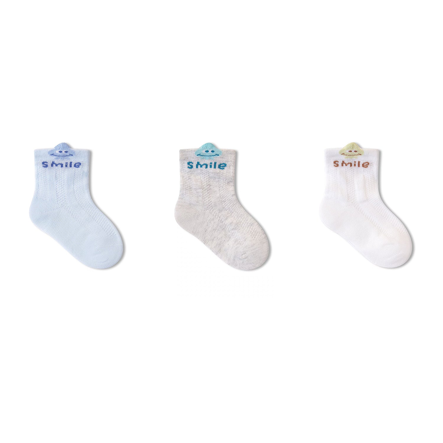 Boys' Super Soft Small Mesh Socks (3 Pack)