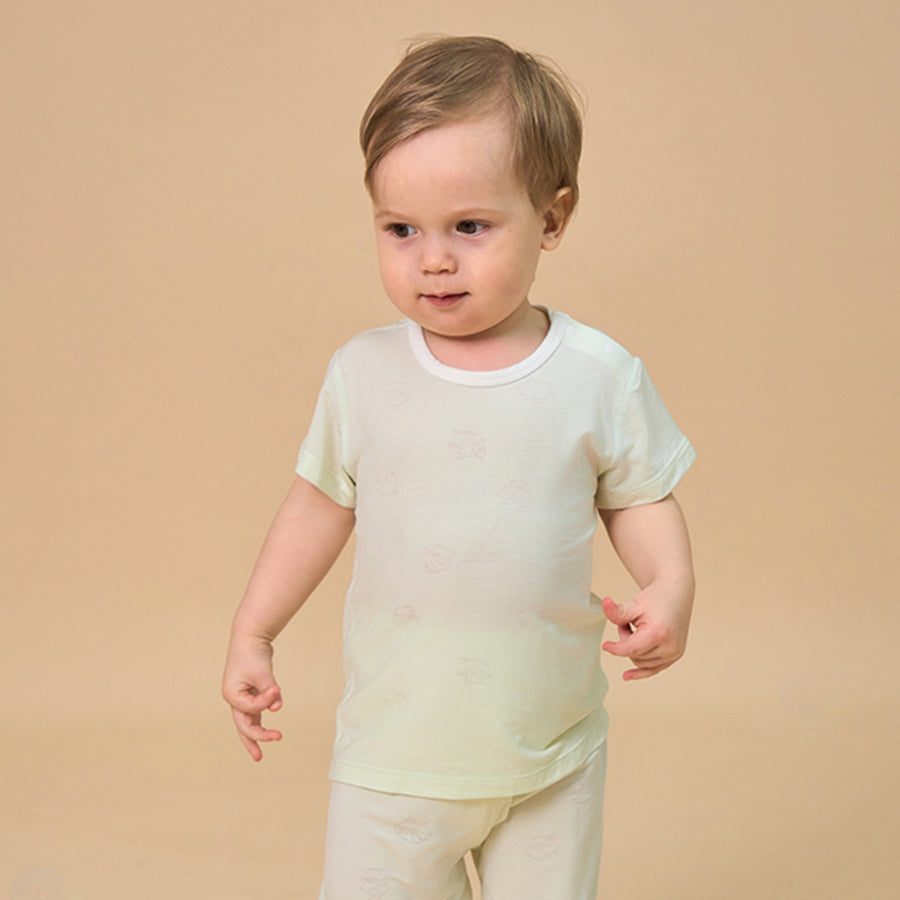 Silky Soft TENCEL™ Modal Tee - Green Panda