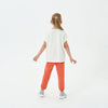 Little Plant Toddler/Kids TENCEL Lyocell Gender Neutral Long Pant Orange Little Plant 