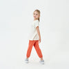 Little Plant Toddler/Kids TENCEL Lyocell Gender Neutral Long Pant Orange Little Plant 