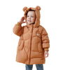 Premium White Muscovy Duck Down Jacket-Brown Tiger