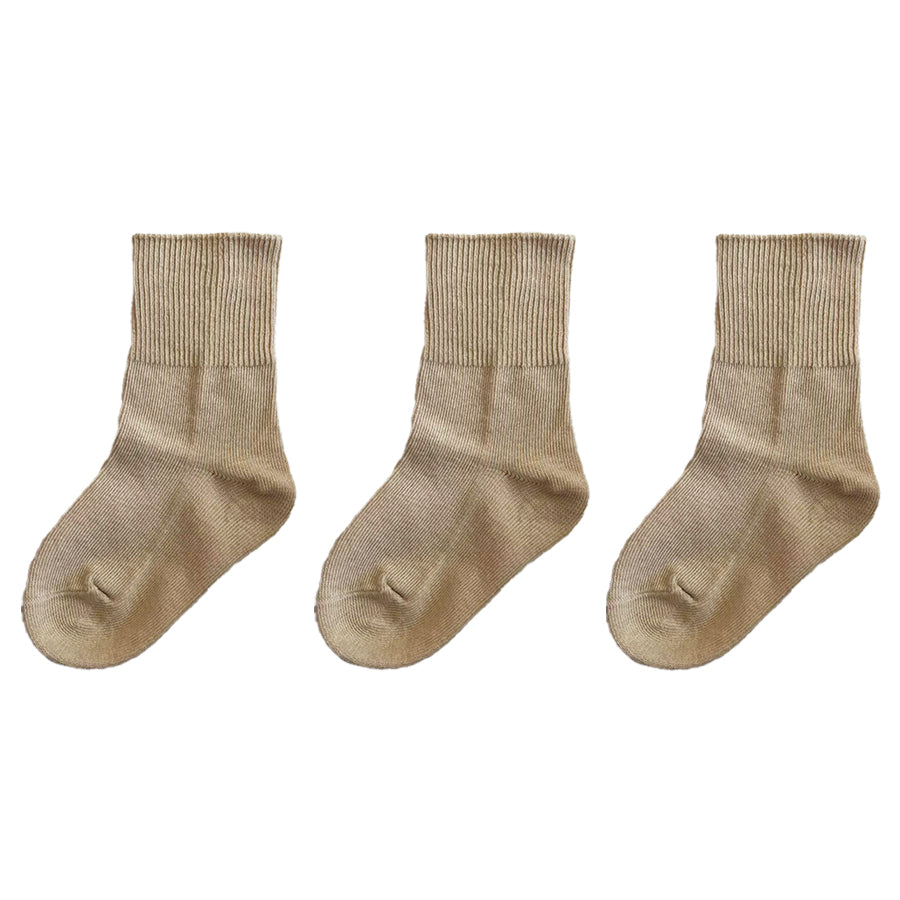 Super Soft Thick Organic Color Cotton Socks (3 Pack)